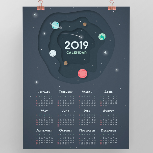 Настенный календарь плакат